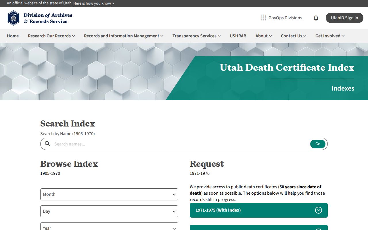 Davis County previous residents Utah Archives